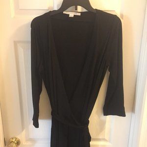 Diane Von Furstenberg Wrap Little Black Dress